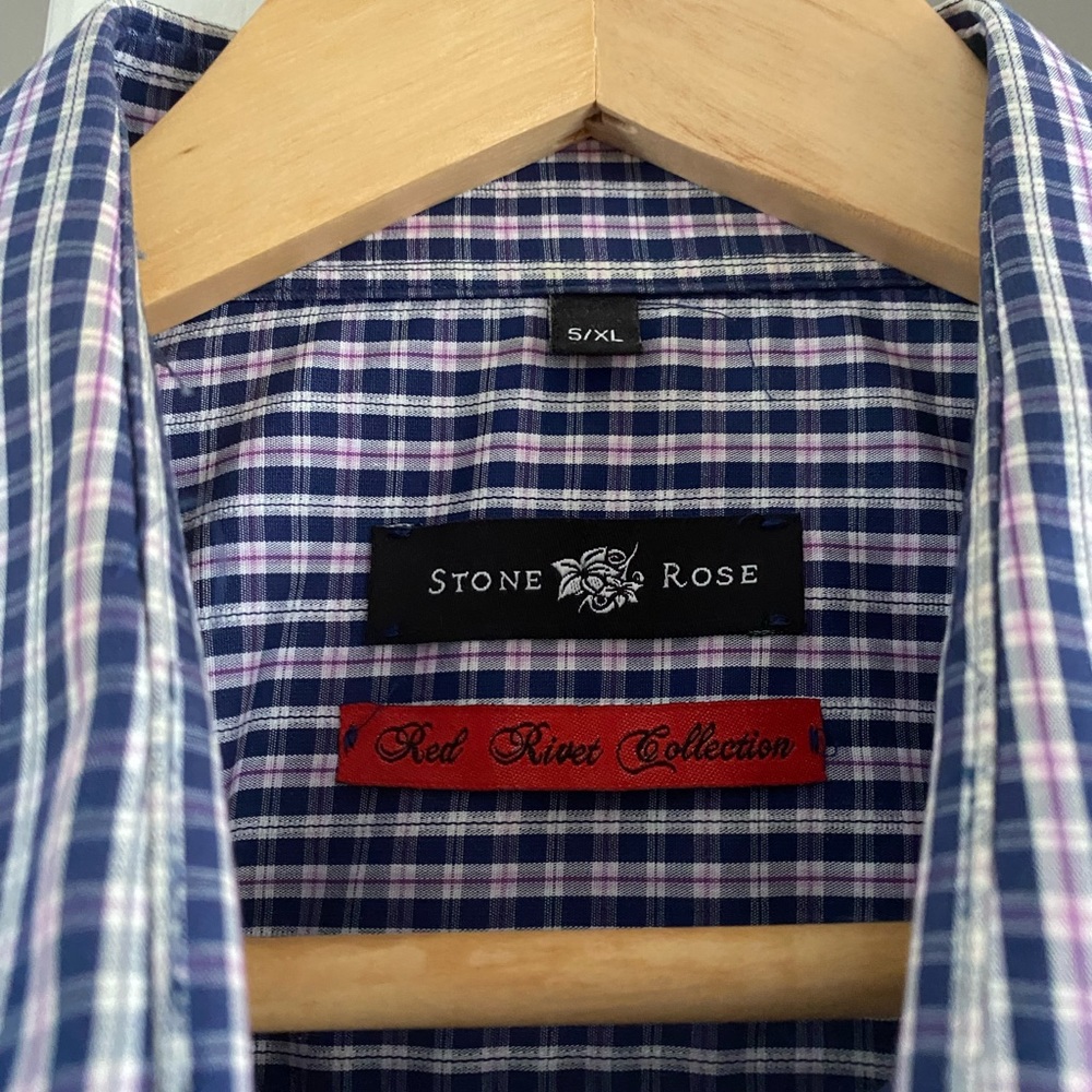 STONE ROSE Mens button down
